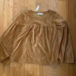 Madewell Texture & Thread Corduroy Swing Top